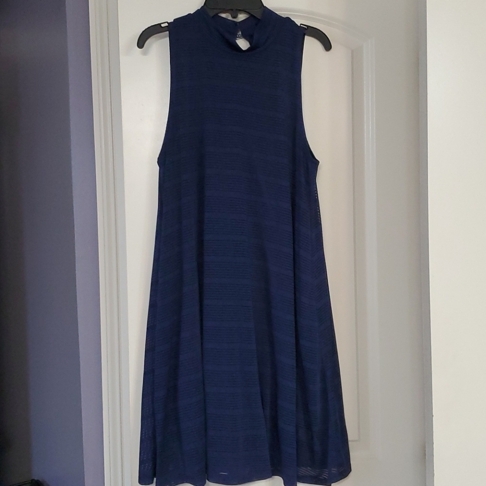 Medium blue junior dress